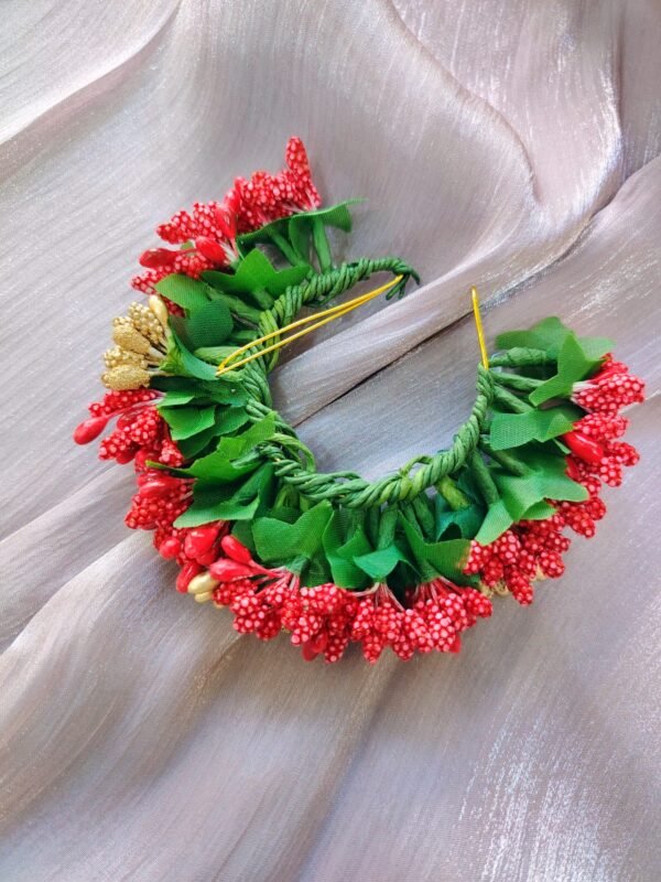 flower hair bun