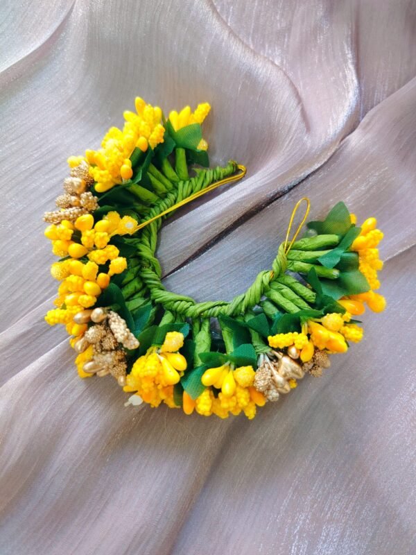 flower hair bun