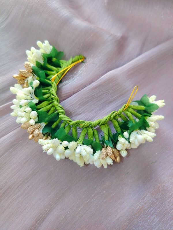 flower hair bun